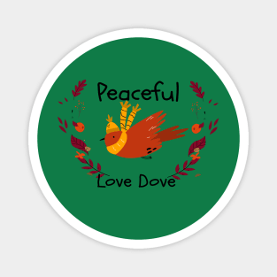 Peaceful Love Dove Magnet